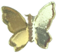 Small Gold Butterfly HFA031