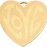 LOVE Heart Pendant P002