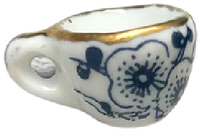Tea Cup With Blue Flower HFA021