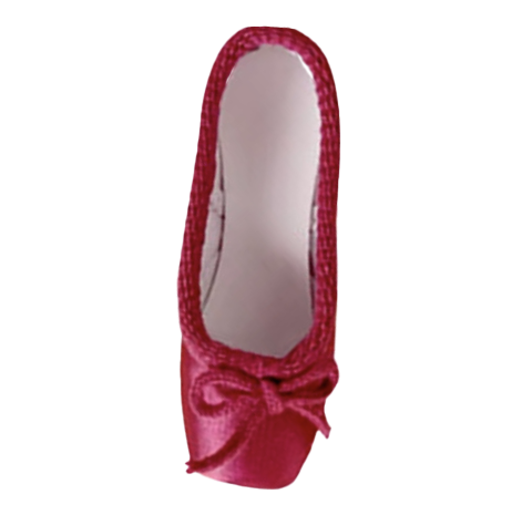 Red Ballet Flat Bag Charm BC011