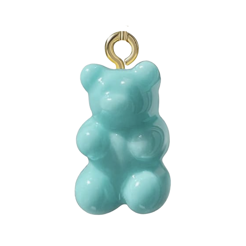 Blue Gummy Bear Bag Charm BC018