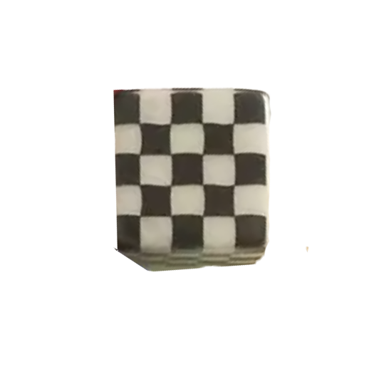 Checkered Cube Bag Charm BC027