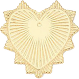 Classic Gold Heart Pendant P001