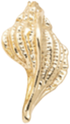 Gold Small Conch Shell CW017