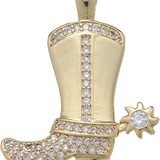 Cowboy Boot Pendant P004