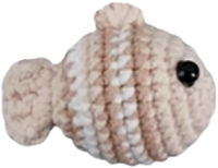 Crochet Fish Bag Charm BC006