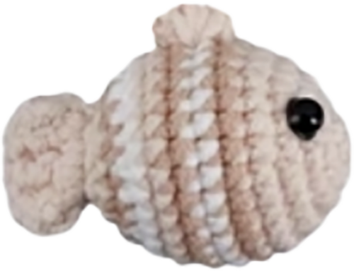 Crochet Fish Bag Charm BC006