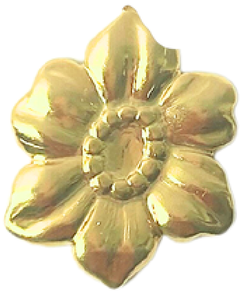 Large Gold Flower HF026