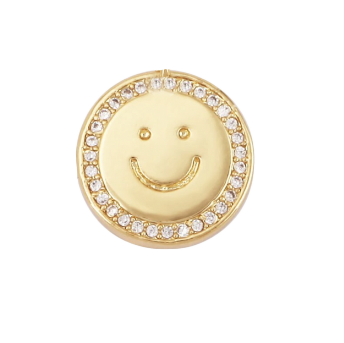 Gold Smiley Face S028
