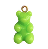 Lime Green Gummy Bear Bag Charm BC021