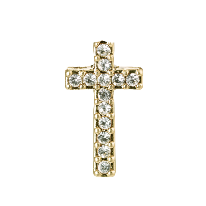 Tiny Cross With Pave S029