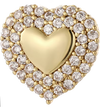 Heart with Pave Border HF039