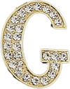 Focal Bag Charm: Pave Letter G Bag Charm BC037