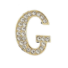 Focal Bag Charm: Pave Letter G Bag Charm BC037