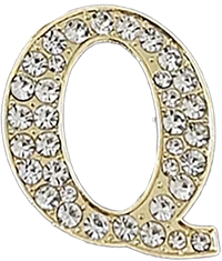 Pave Letter Q Bag Charm BC047 (Copy)