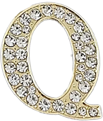 Pave Letter Q Bag Charm BC047 (Copy)