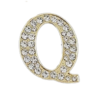 Pave Letter Q Bag Charm BC047 (Copy)