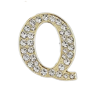 Pave Letter Q Bag Charm BC047 (Copy)