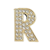 Pave Letter R Bag Charm BC048