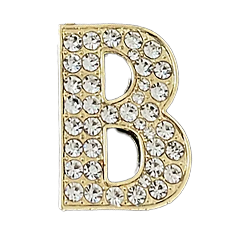 Focal Bag Charm: Pave Letter A Bag Charm BC032