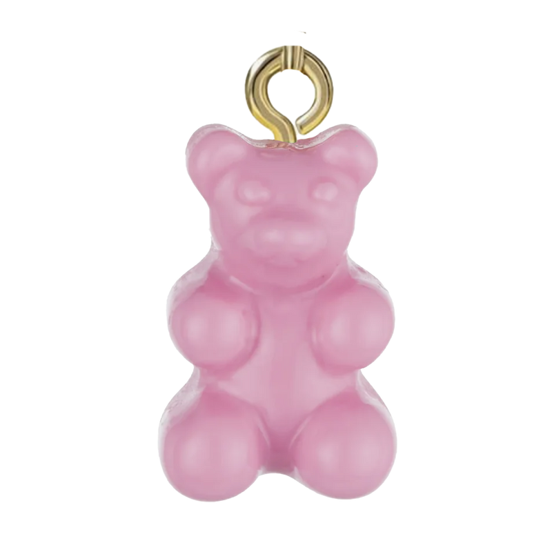 Pink Gummy Bear Bag Charm BC019