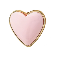 Pink Heart Bag Charm BC014