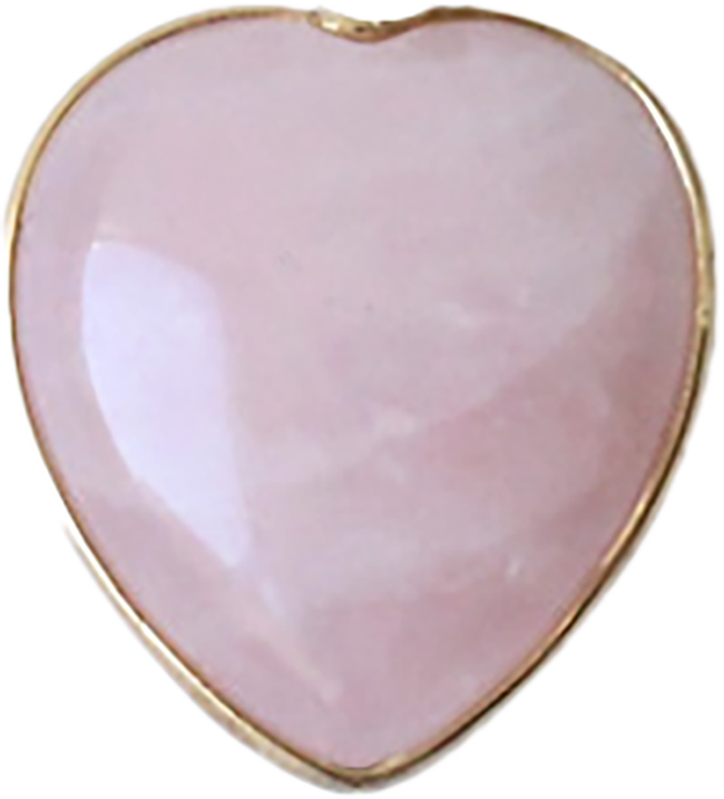 Pink Heart Pendant P009