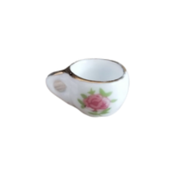 Tea Cup with Pink Flower HFA022