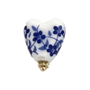 Porcelain Blue & White Heart HF032