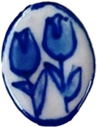 Porcelain Blue Flowers HF031