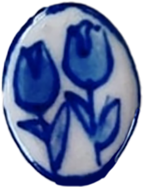 Porcelain Blue Flowers HF031