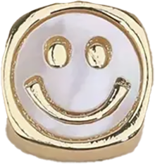 Mother of Pearl Smiley Face S027