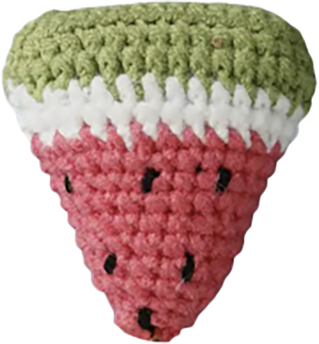 Focal Charm: Crochet Watermelon BC005