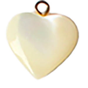 Plain White Heart HF009