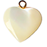 Plain White Heart HF009